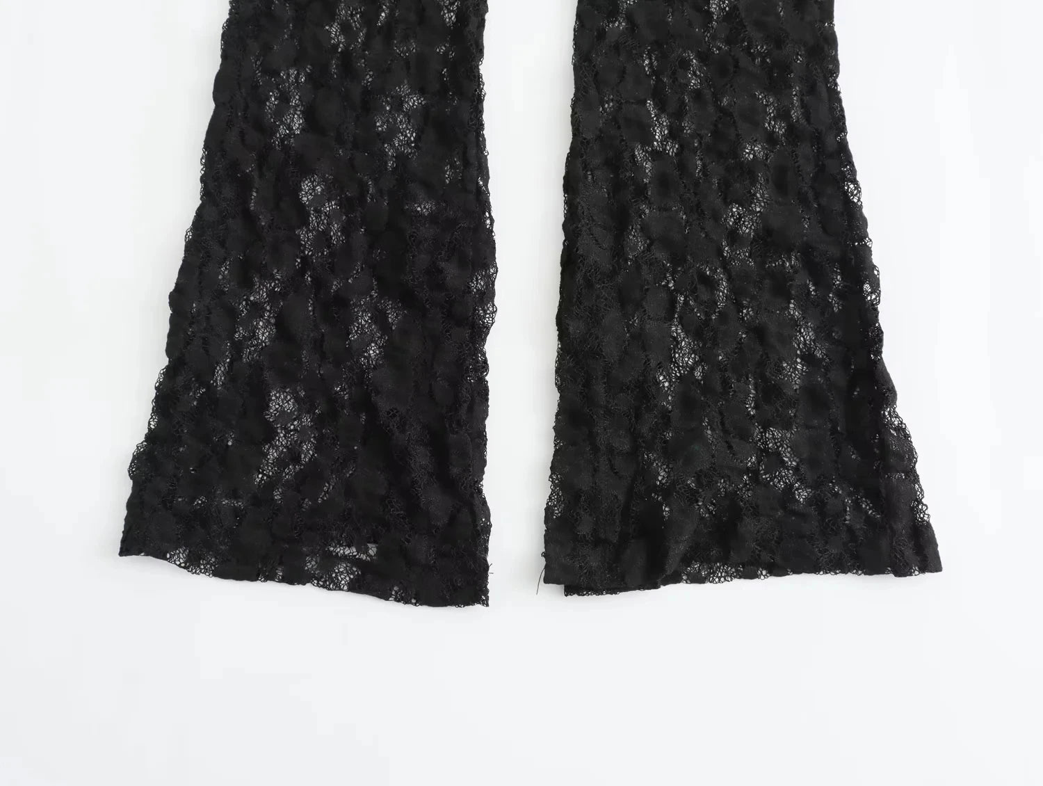 Midnight Lace Series - TRAFZA Lace Bodysuit & Lace Tights
