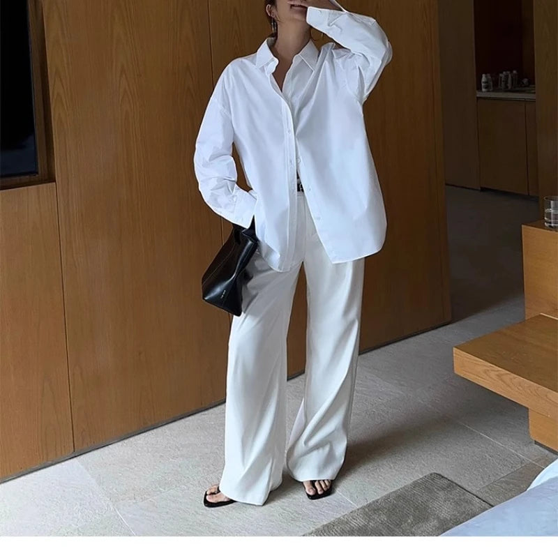 Women’s High-Waist Wide-Leg Trousers – Autumn 2025