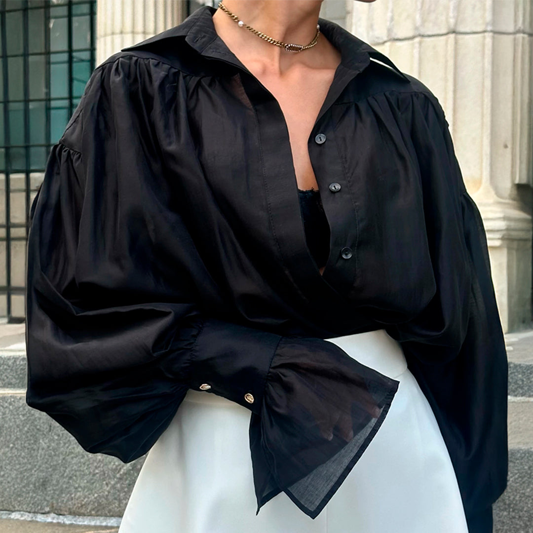 Women’s Long-Sleeve Flare Shirt